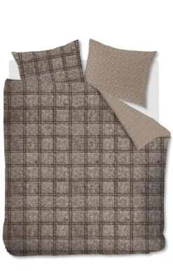Rivièra Maison Hawick Bettwäsche Braun