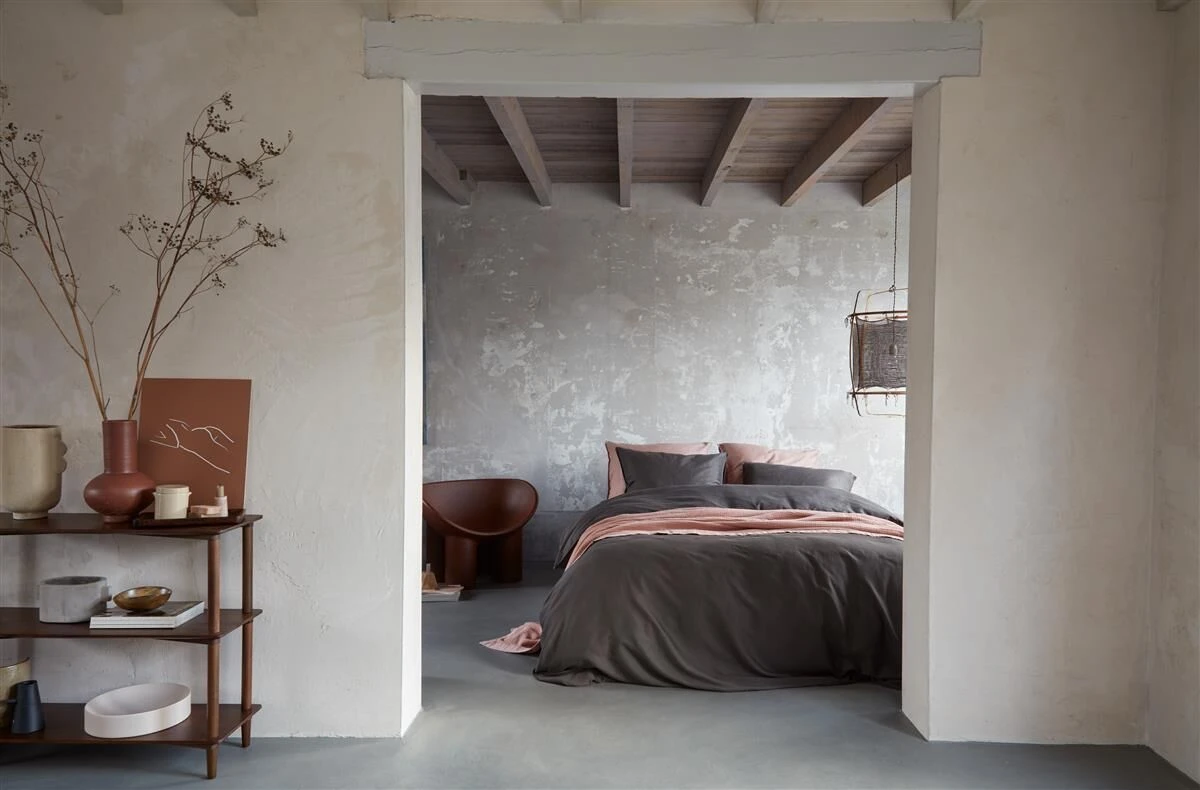 Vtwonen Earth Bettwäsche Dunkelbraun 2 Vtwonen Earth Bettwäsche Dunkelbraun – Bild 2