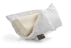 Dixxius Hybrid Synthetik Kopfkissen -Deutschland Vtwonen Verkaufs-Shop 40x80 open geritst met latex kern en schuimlaag 1