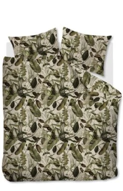 At Home By Beddinghouse All Leaves Bettwäsche Grün