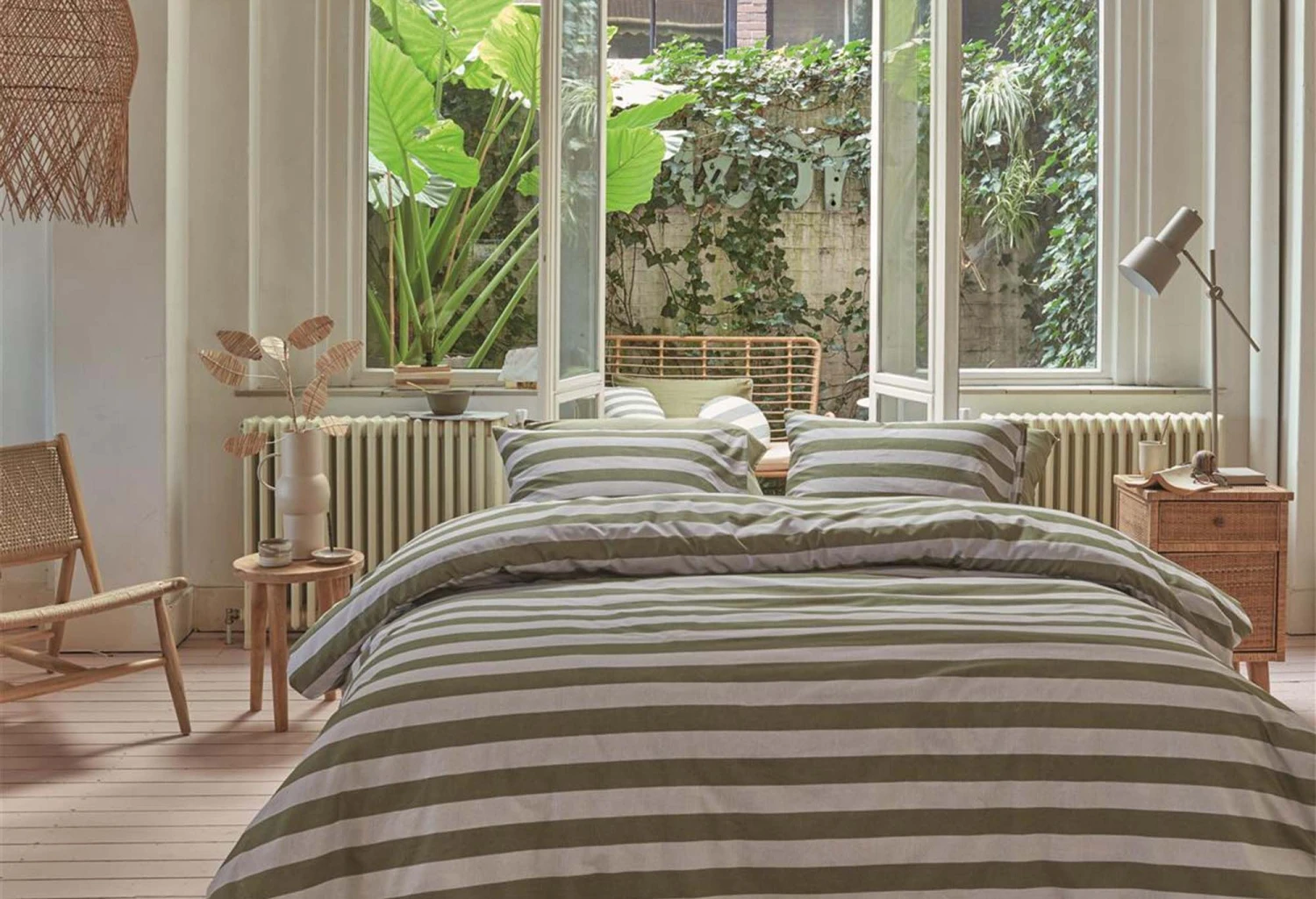 Vtwonen Bold Stripe Bettwäsche Grün 5 Vtwonen Bold Stripe Bettwäsche Grün – Bild 5