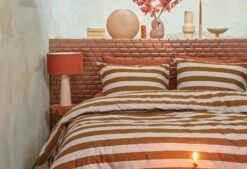 VTwonen Vt Wonen Bold Stripe Bettwäsche Hellbraun -Deutschland Vtwonen Verkaufs-Shop bold stripe light brown 00 mood
