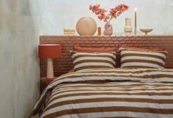 VTwonen Vt Wonen Bold Stripe Bettwäsche Hellbraun -Deutschland Vtwonen Verkaufs-Shop bold stripe light brown 01 mood