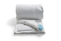 Dixxius Bronze Royal Custom Climate 1 Bettdecke -Deutschland Vtwonen Verkaufs-Shop cc1 opgerold front omgeslagen