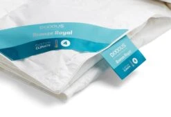 Dixxius Bronze Royal Custom Climate Partnerbettdecke -Deutschland Vtwonen Verkaufs-Shop climate partnerdekbed opgerold detail label