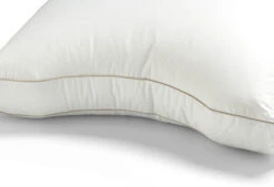 Dixxius Comfort Gold 90% Kopfkissen -Deutschland Vtwonen Verkaufs-Shop comfort gold hoofdkussen 3 4 gedraaid label zichtbaar liggend neksteun