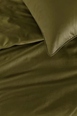 Beddinghouse Care Conscious Bettwäsche Olivgrün -Deutschland Vtwonen Verkaufs-Shop conscious olive green 40 detail large 1