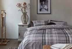 Rivièra Maison Cozy Check Bettwäsche Sandfarben -Deutschland Vtwonen Verkaufs-Shop cozy check sand 01 mood