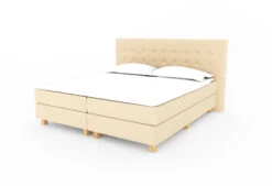 Boxspringbett Online-Only Gemini -Deutschland Vtwonen Verkaufs-Shop gemini vrijstaand driekwart 4x3 offwhite lichtepootjes