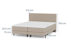 Boxspringbett Home 105 - Schnell Lieferbar -Deutschland Vtwonen Verkaufs-Shop h105 afmetingen 1
