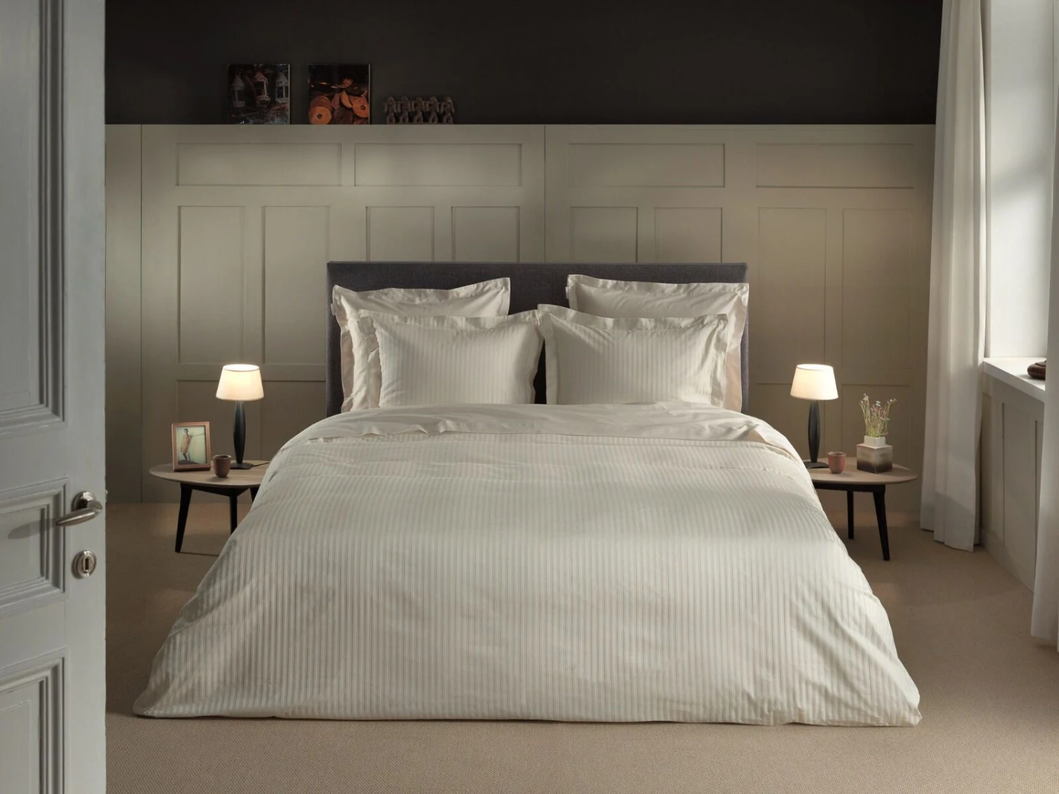 Heckett & Lane Banda Bettwäsche Beige 3 Heckett & Lane Banda Bettwäsche Beige – Bild 3