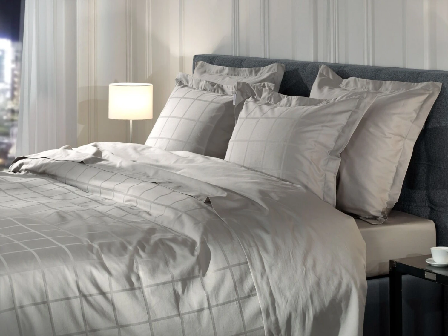 Heckett & Lane Diamante Bettwäsche Gletscher-Grau 4 Heckett & Lane Diamante Bettwäsche Gletscher-Grau – Bild 4