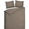 Heckett & Lane Diamante Bettwäsche Taupe Grau
