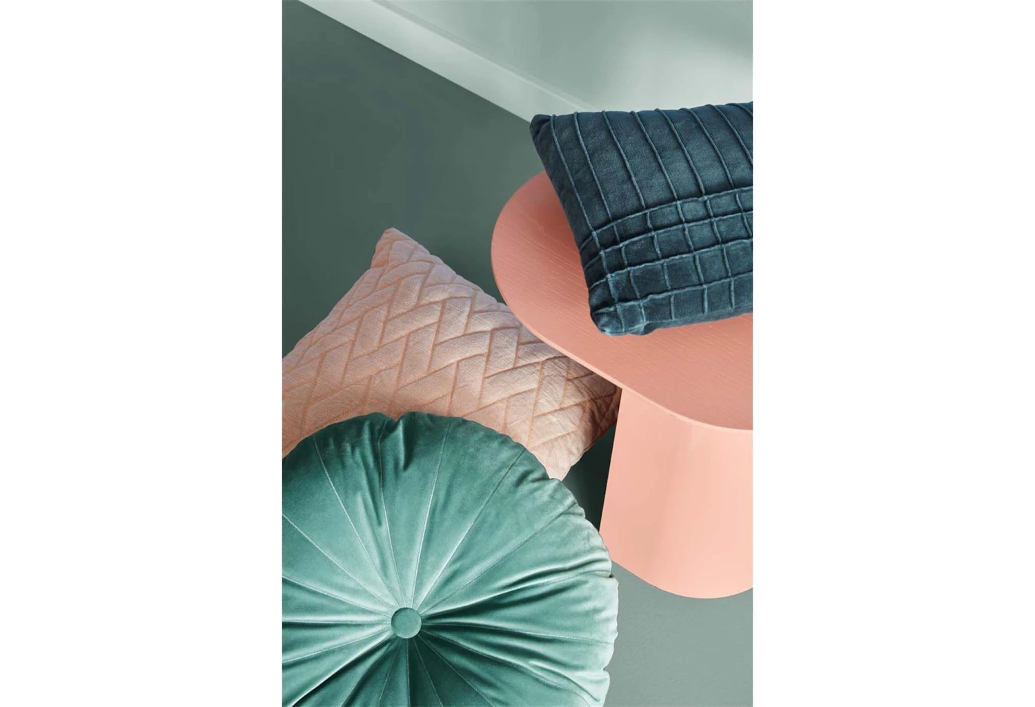 KAAT Amsterdam Mandarin Grau-Grün Kissen 2 KAAT Amsterdam Mandarin Grau-Grün Kissen – Bild 2