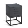 Nachttisch Cube Anthrazit