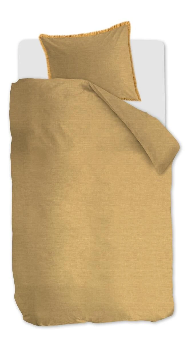 Vtwonen Natural Stone Fraying Bettwäsche Gelb 2 Vtwonen Natural Stone Fraying Bettwäsche Gelb – Bild 2