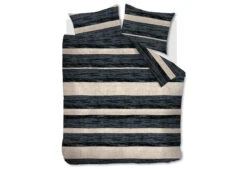 Vtwonen Painted Stripe Bettwäsche Schwarz