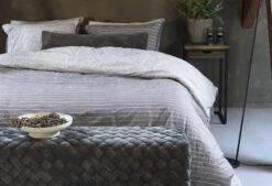 Rivièra Maison Pinstripe Bettwäsche Grau -Deutschland Vtwonen Verkaufs-Shop pinstripe grey de uv 135x200 0