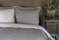 Rivièra Maison Pinstripe Bettwäsche Grau -Deutschland Vtwonen Verkaufs-Shop pinstripe grey de uv 135x200 60