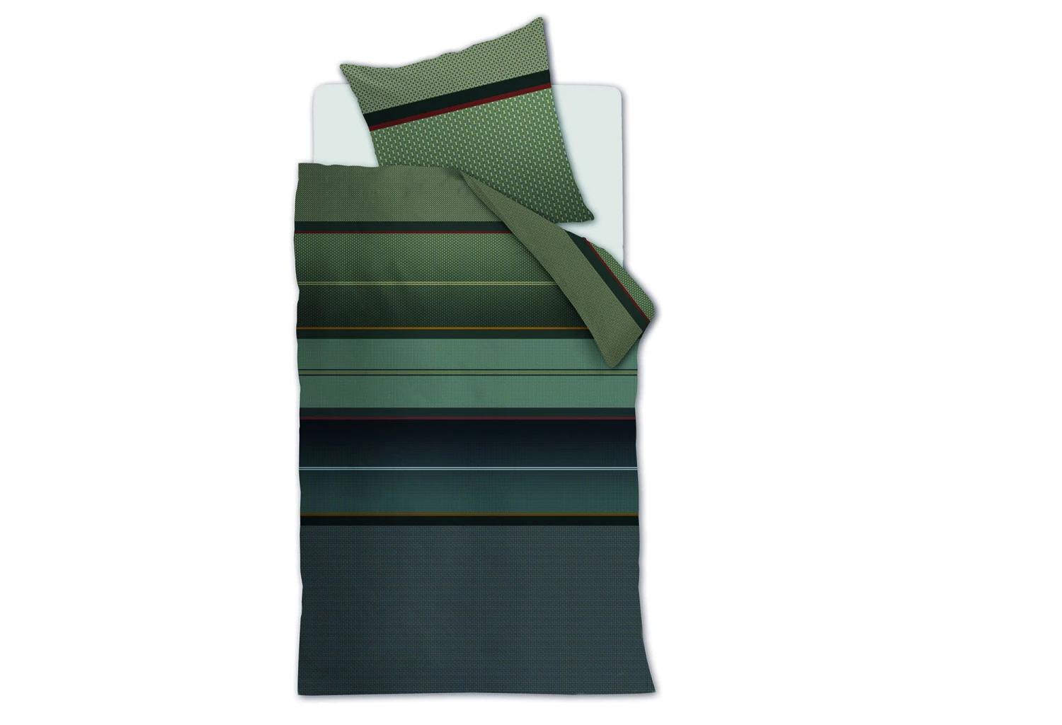 Kardol Runway Bettwäsche Grün 2 Kardol Runway Bettwäsche Grün – Bild 2