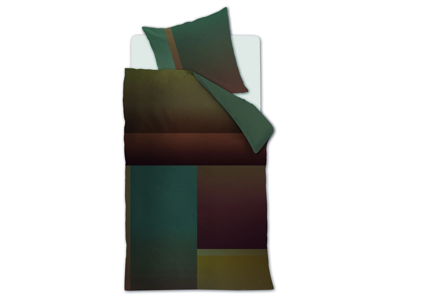 Kardol Sloan Square Bettwäsche Olivegrün 2 Kardol Sloan Square Bettwäsche Olivegrün – Bild 2