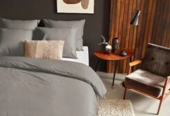 Dixxius Luxurious Porto Bettwäsche Kohle-Grau -Deutschland Vtwonen Verkaufs-Shop steel b