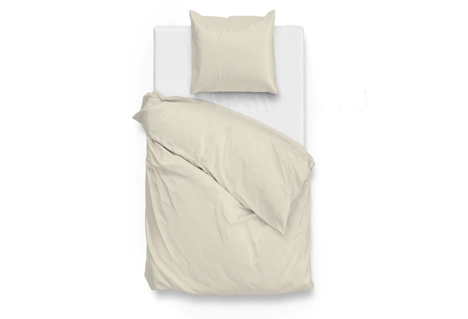 Zo!Home Satinado Bettwäsche Beige 3 Zo!Home Satinado Bettwäsche Beige – Bild 3