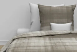 Zo!Home Marley Bettwäsche Rock Taupe -Deutschland Vtwonen Verkaufs-Shop zo home dekbedovertrek katoen flanel marley rock taupe 2