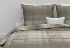 Zo!Home Marley Bettwäsche Rock Taupe -Deutschland Vtwonen Verkaufs-Shop zo home dekbedovertrek katoen flanel marley rock taupe 4