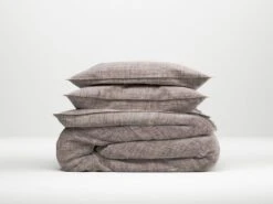 Zo!Home Lino Bettwäsche Schoko Braun -Deutschland Vtwonen Verkaufs-Shop zo home dekbedovertrek lino chocolate milk 1