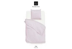 Zo!Home Lino Bettwäsche Flieder-Grau -Deutschland Vtwonen Verkaufs-Shop zo home dekbedovertrek lino grey lilac 1