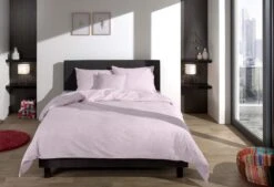 Zo!Home Lino Bettwäsche Flieder-Grau -Deutschland Vtwonen Verkaufs-Shop zo home dekbedovertrek lino grey lilac 4
