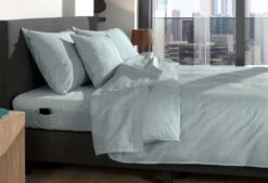 Zo!Home Lino Bettwäsche Mintgrün -Deutschland Vtwonen Verkaufs-Shop zo home dekbedovertrek lino mint green 5 1