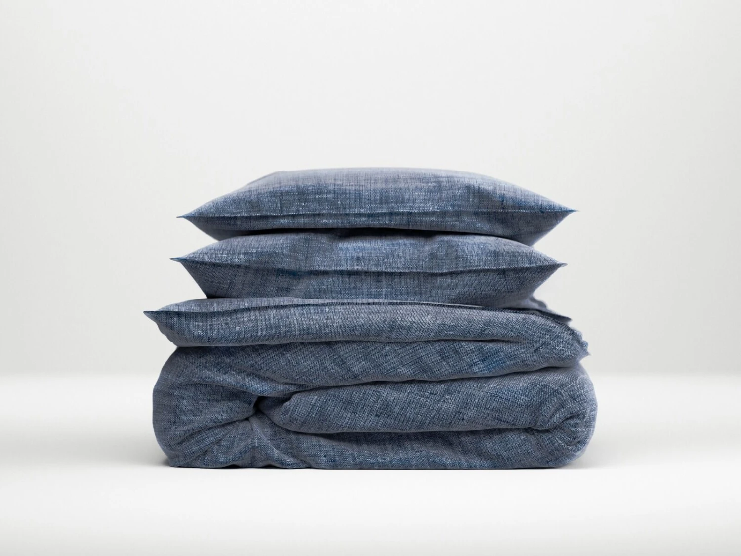 Zo!Home Lino Bettwäsche Stahlblau 5 Zo!Home Lino Bettwäsche Stahlblau – Bild 5