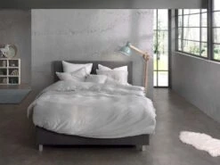 Zo!Home Satinado Bettwäsche Silber Grau -Deutschland Vtwonen Verkaufs-Shop zo home dekbedovertrek satinado ash grey 4 1