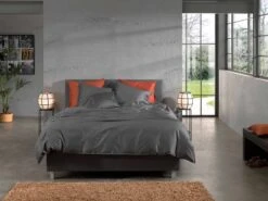 Zo!Home Satinado Bettwäsche Anthrazit -Deutschland Vtwonen Verkaufs-Shop zo home dekbedovertrek satinado classic anthracite 4 1 1