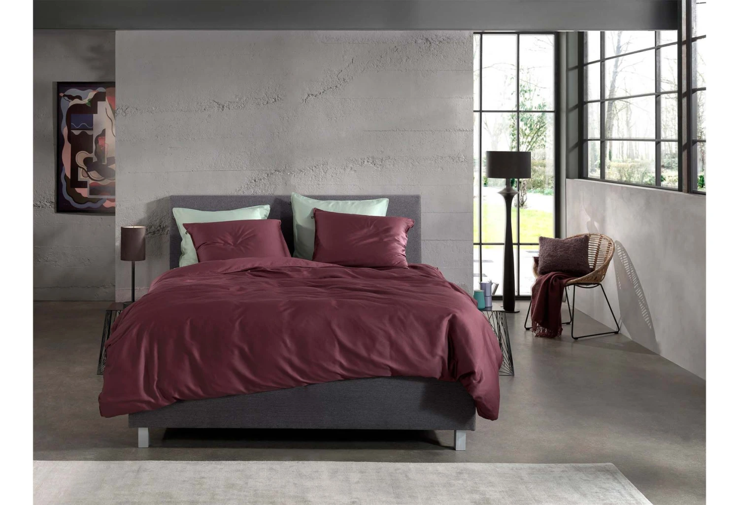 Zo!Home Satinado Bettwäsche Mauve Lilac 5 Zo!Home Satinado Bettwäsche Mauve Lilac – Bild 5