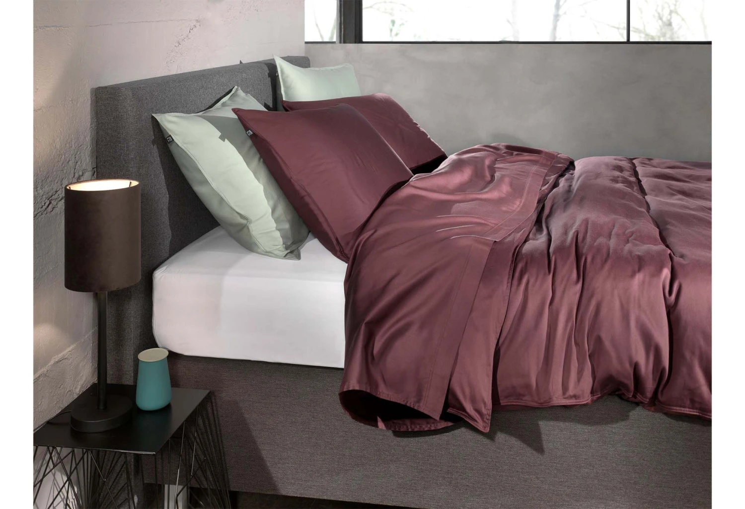 Zo!Home Satinado Bettwäsche Mauve Lilac 2 Zo!Home Satinado Bettwäsche Mauve Lilac – Bild 2