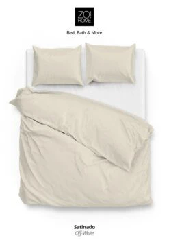Zo!Home Satinado Bettwäsche Beige 13 Zo!Home Satinado Bettwäsche Beige -Deutschland Vtwonen Verkaufs-Shop zo home dekbedovertrek satinado off white 1 3 1