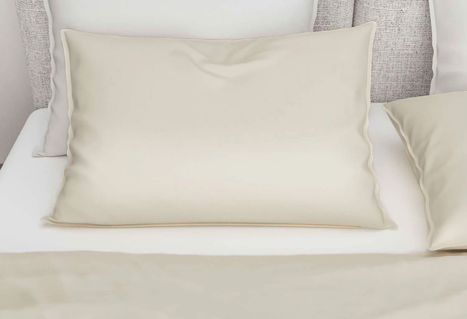 Zo!Home Satinado Bettwäsche Beige 4 Zo!Home Satinado Bettwäsche Beige – Bild 4