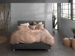 Zo!Home Satinado Bettwäsche Nougat Braun -Deutschland Vtwonen Verkaufs-Shop zo home dekbedovertrek satinado praline brown 4