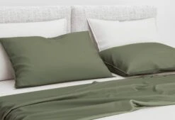 Zo!Home Satinado Kissenbezüge Army Green (Satz Von 2)