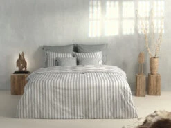 Zo!Home Banda Di Lino Bettwäsche Taubengrau -Deutschland Vtwonen Verkaufs-Shop zohome dekbedovertrek katoen banda di lino dove grey 4 1
